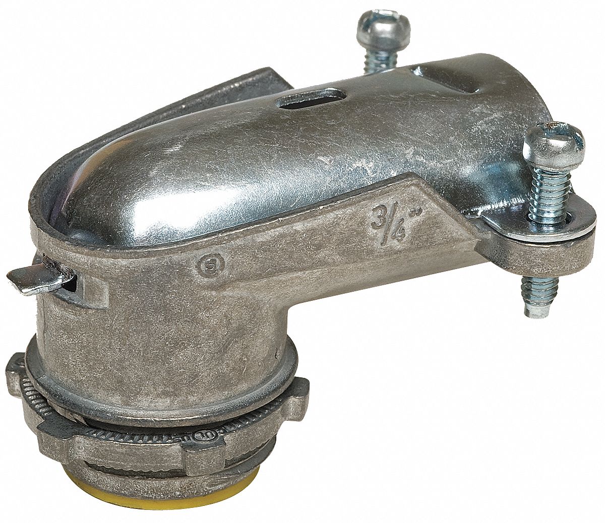 Connector, Flex Conduit, 90 Deg, 3/4 In