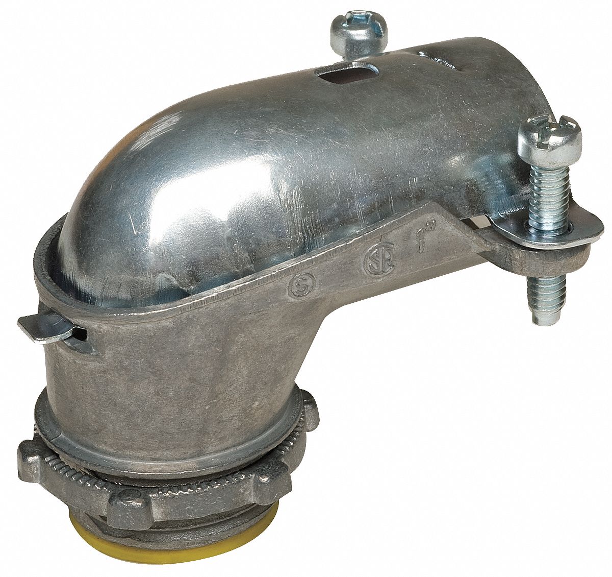 Connector, Flex Conduit, 90 Deg, 1 In