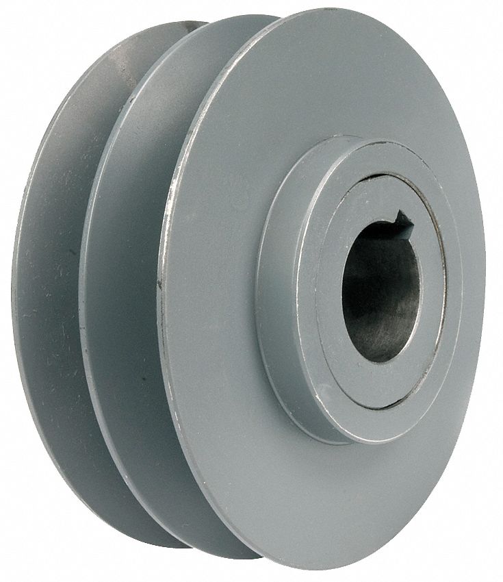 V-BeltPulley, 5.95 OD, 1-1/8 Bore, VarPitch