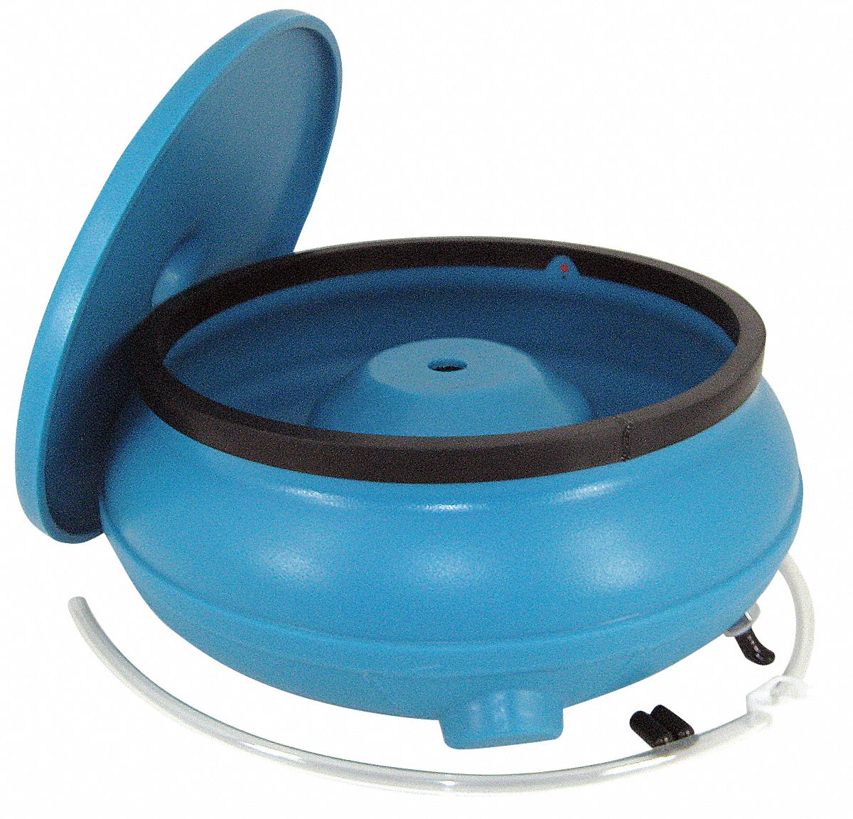 Vibratory Tumbler Bowl and Lid, 17In Dia.