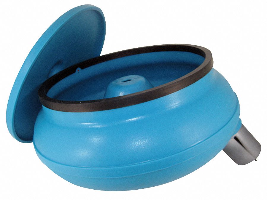 Vibratory Tumbler Bowl and Lid, 21In Dia.