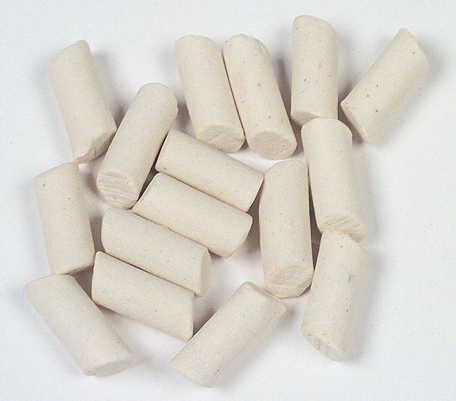 Ceramic Media, Angle Cut Cylndr, 3/8x7/8