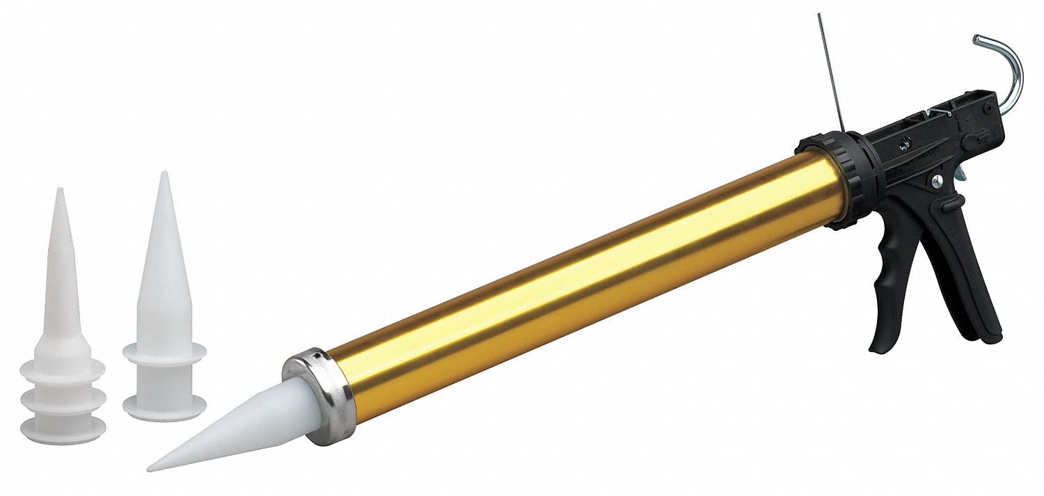 Caulk Gun, Bulk Loader, 30 oz., Metal