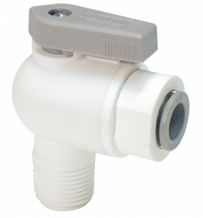 Valve Male Elbow, Push In