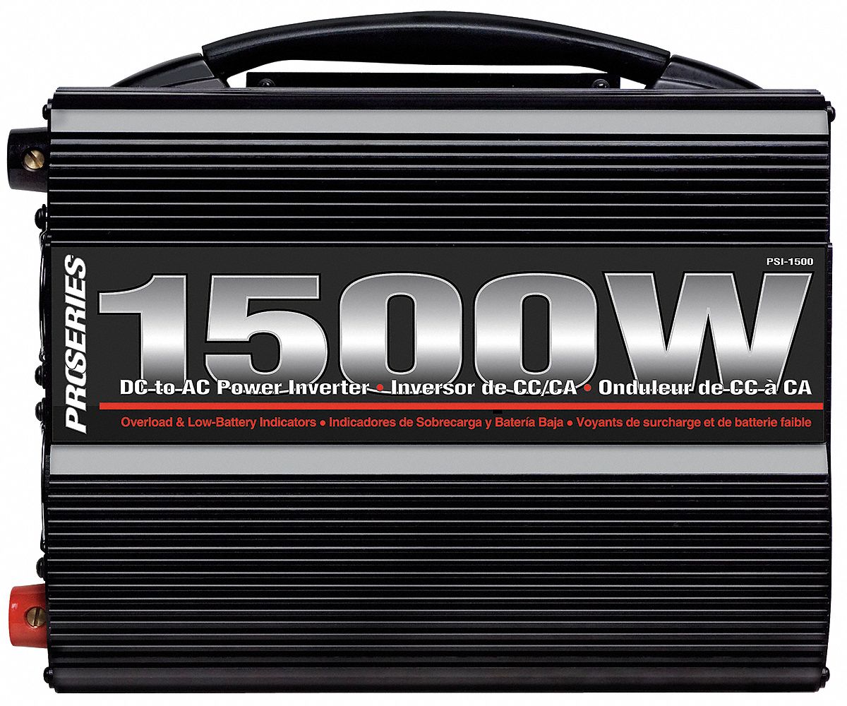 Power Inverter, Watts 1500, 12 Volt