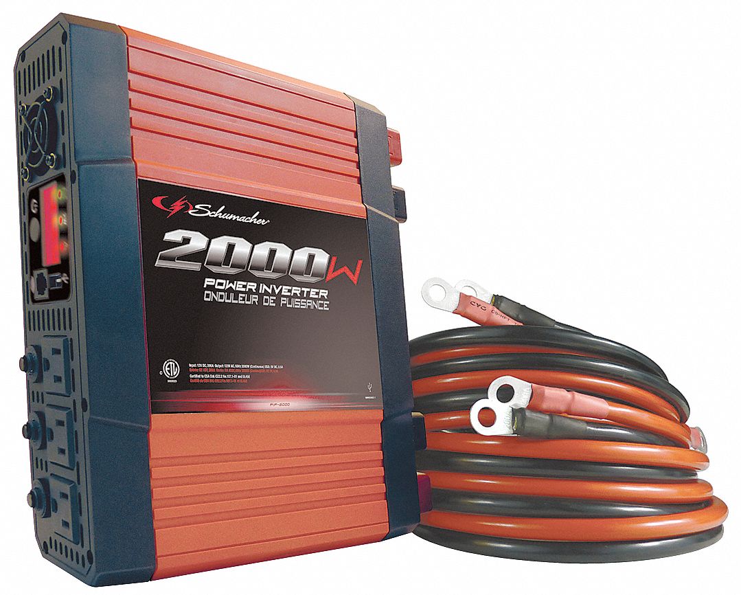Power Inverter, Watts 2000, 12 Volt