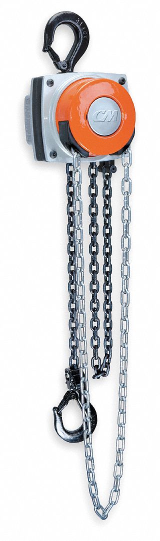 Hoist, Chain, 2T, 10Ft Lift