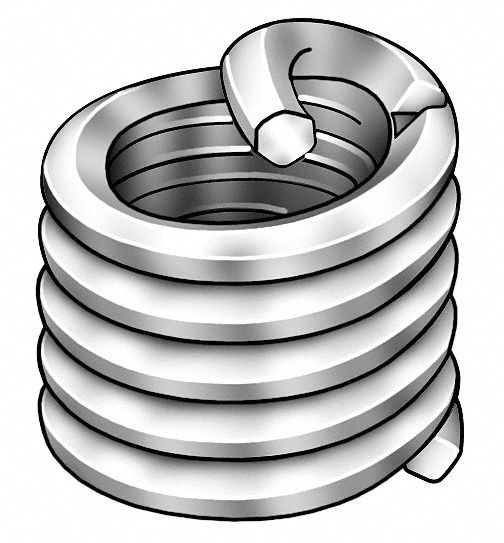 Helical Insert, Lock, M3.5x0.5, PK100