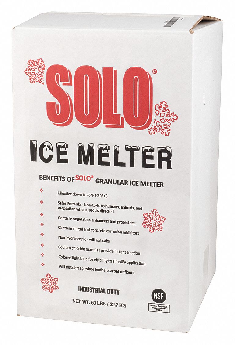 Ice Melt, Granular, 50 lb. Carton, -5 F