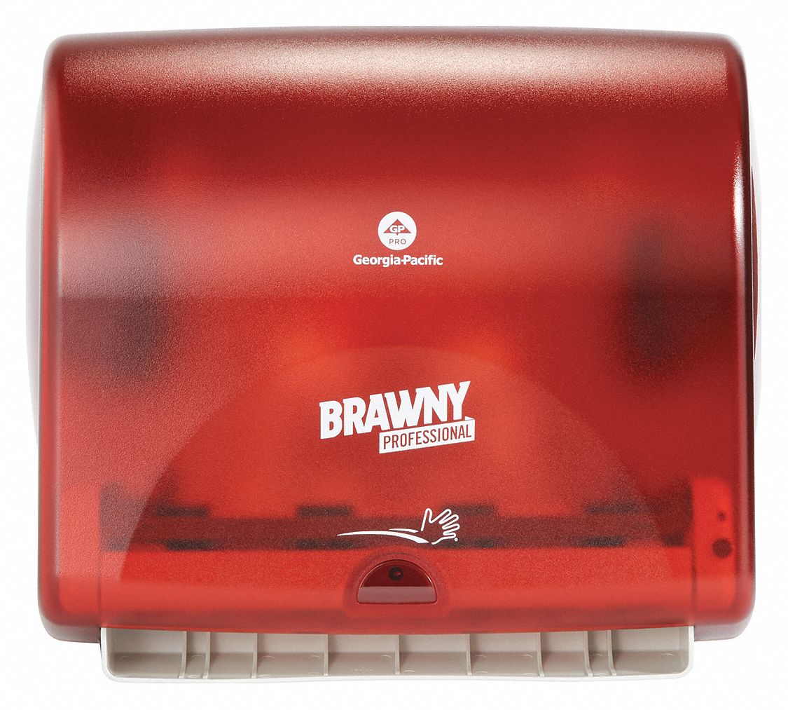 Towel Disp., Red, Subleased Only