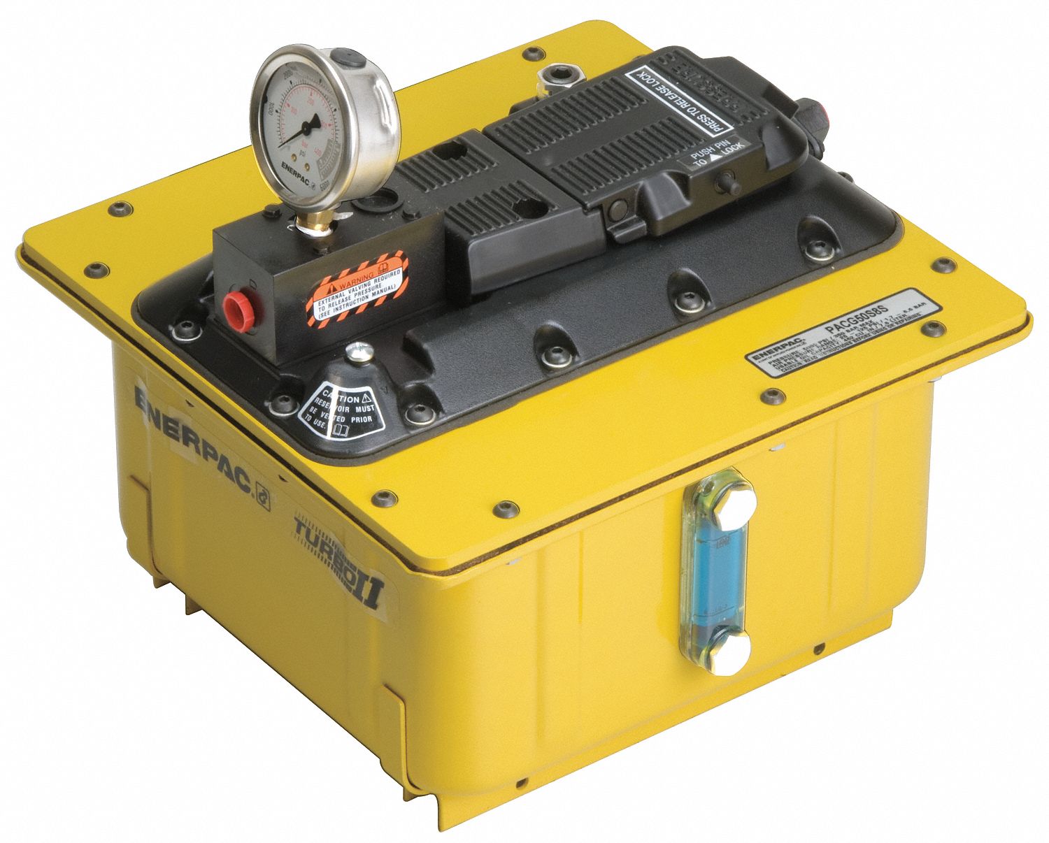 Pump, Air/Hyd, 5000 PSI, 2 Gal, w/Gauge