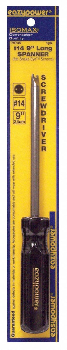 Spanner Security Screwdriver, #14