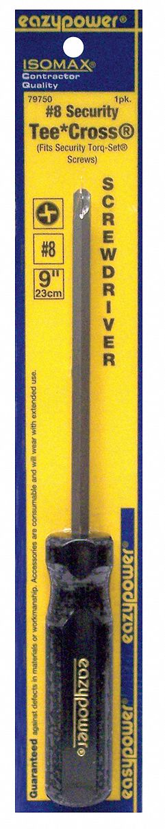 Security Torq-Set Screwdriver, #8