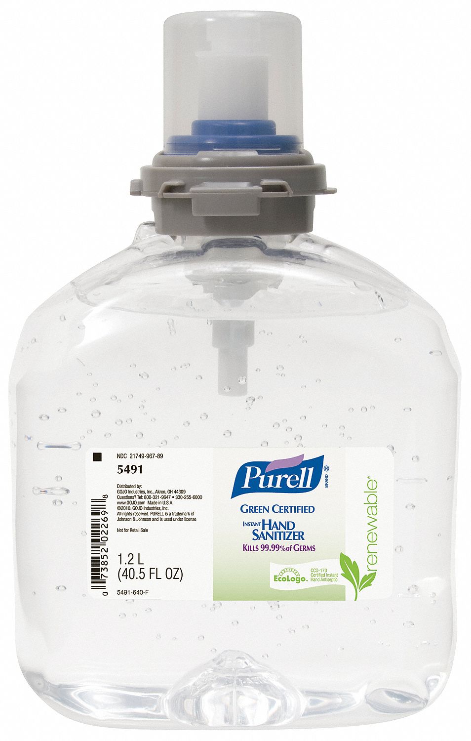 Hand Sanitizer Refill, Bottle, PK 4