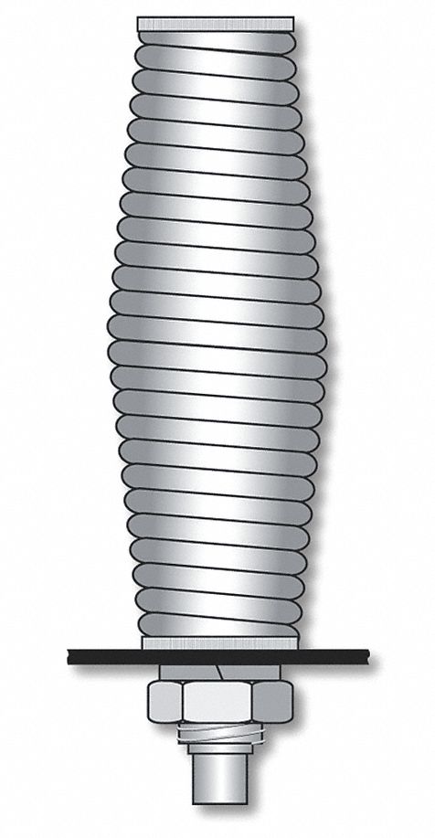 Spring Mount, Holds Warn Whip Up to 8-ft