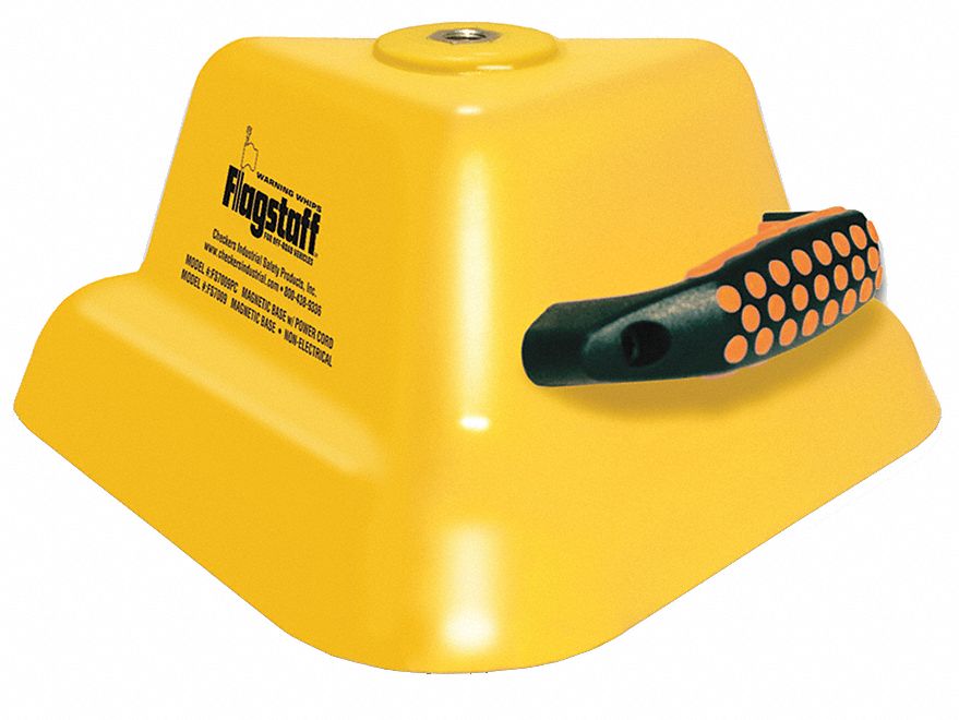 Mag Mount Base, Non-Lighted Warning Whips