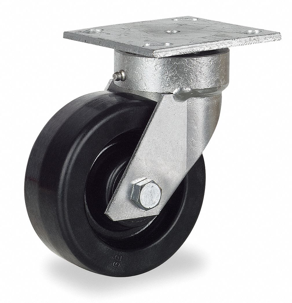 Kingpinless Caster, 1400 lb, 8 In Dia