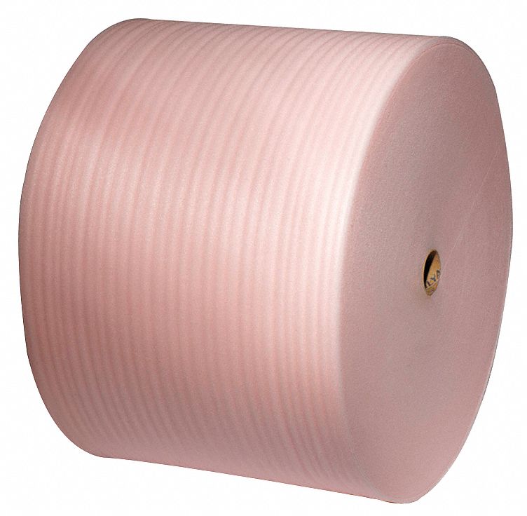 Antistatic Foam Roll, Pink, 6 In. W, PK 12