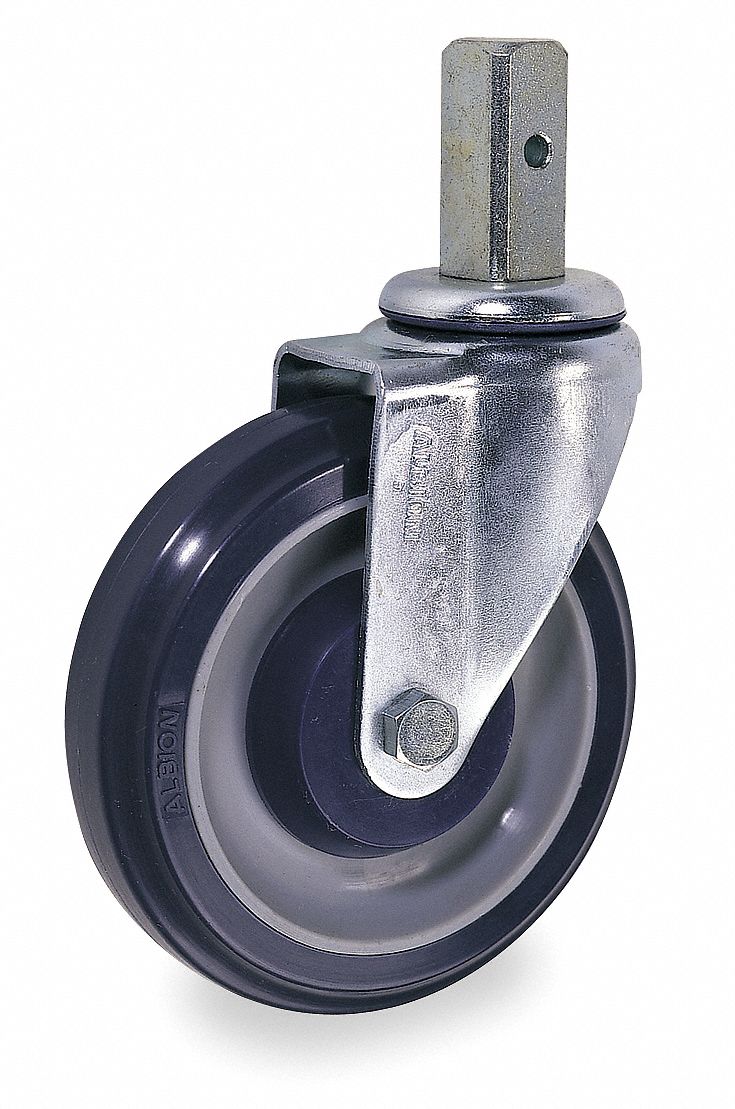 Swivel Stem Caster, 5 In, 350 lb, Polyurthn