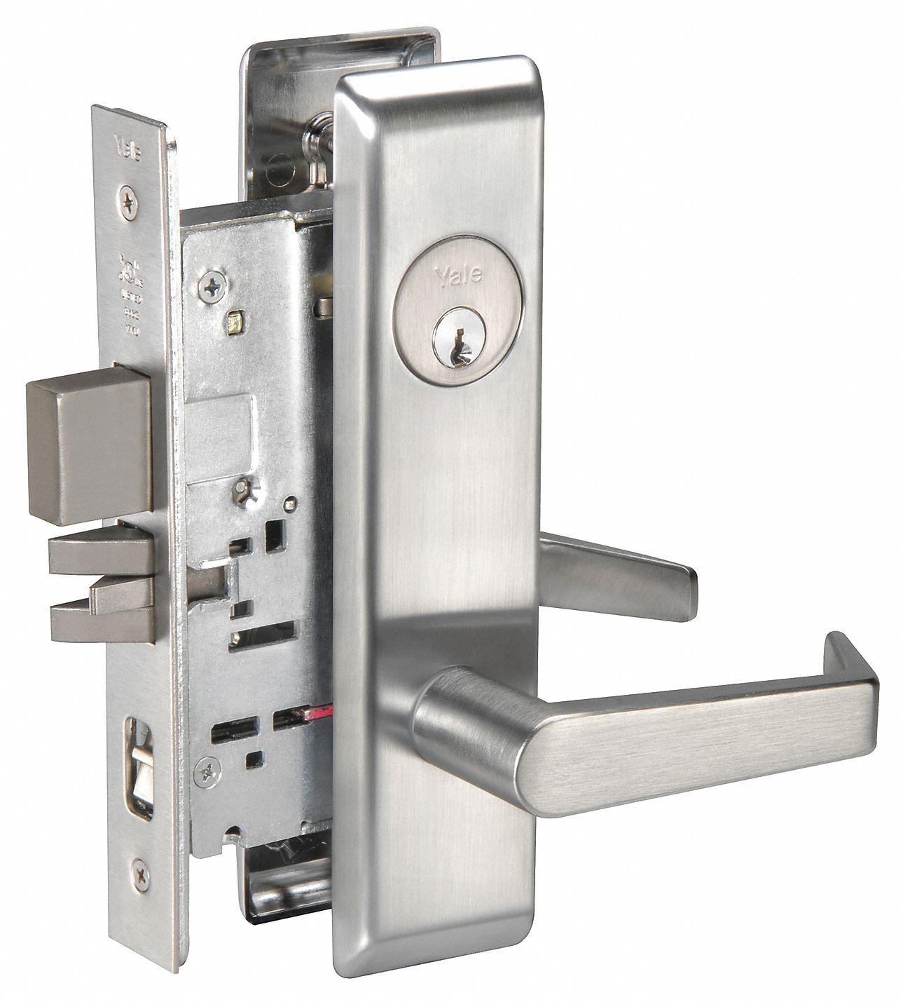 Mortise Lockset, Satin Chrome, Entrance