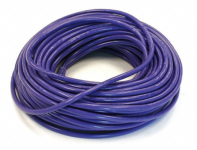 Patch Cord, Cat5e, 75Ft, Purple