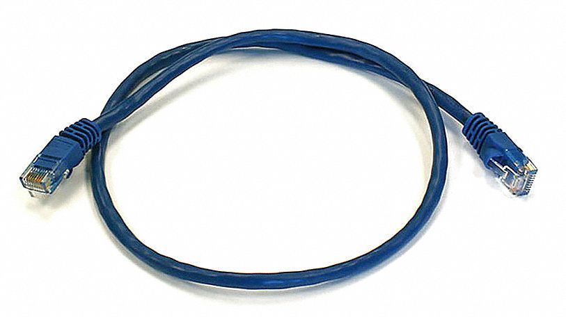 Patch Cord, Cat6, 2Ft, Blue