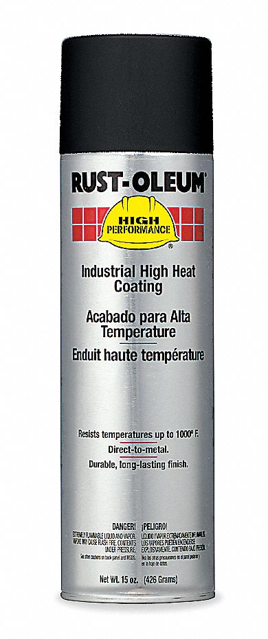 Rust Preventative Spray Paint, Black, 15oz