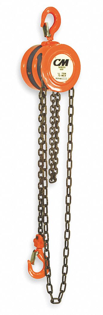 Hoist, Chain, 2T, 10Ft Lift