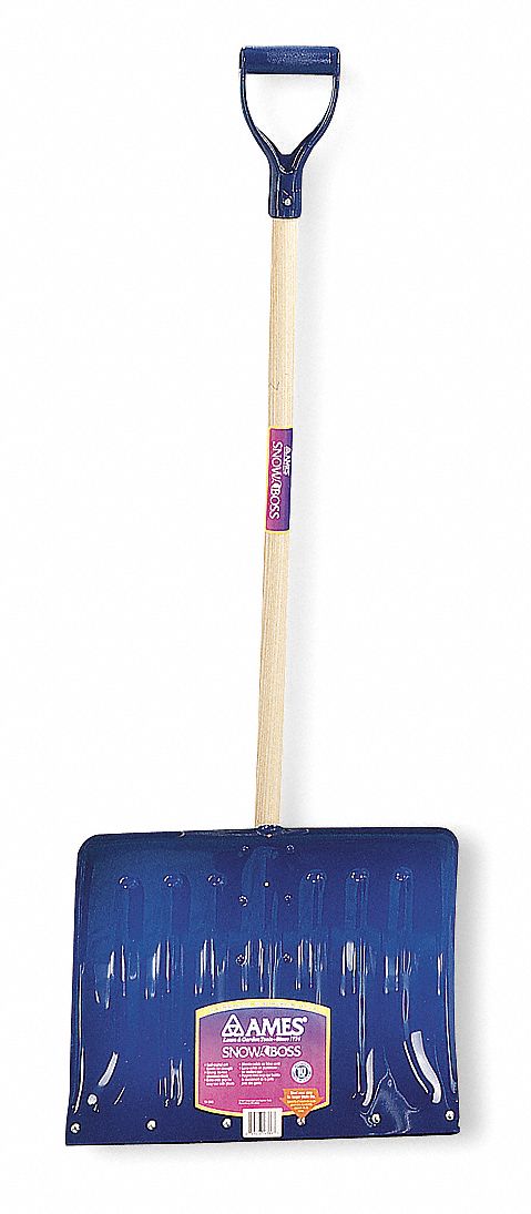 Snow Shovel, Alum, 18 In W, 14 In H