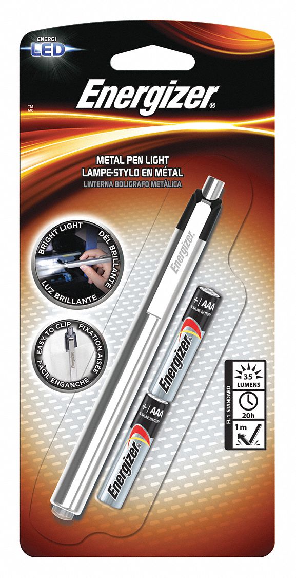 Inspection Light, AAA, LED, Silver