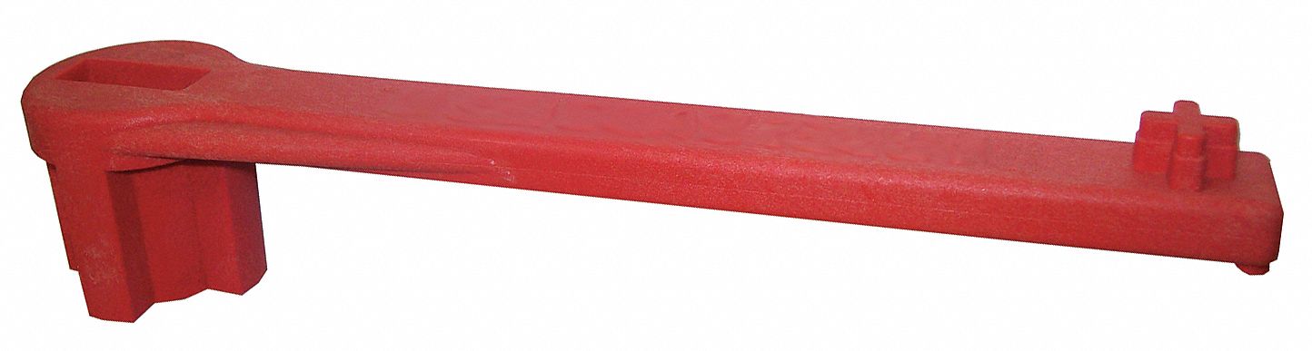 Drum Bung Wrench, Straight, 10 In. L