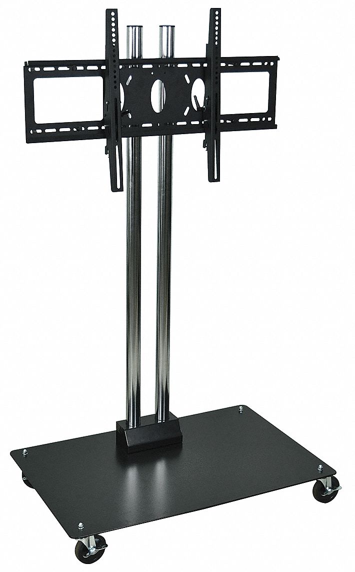 Mobile Flat Panel Stand, Height 50 In