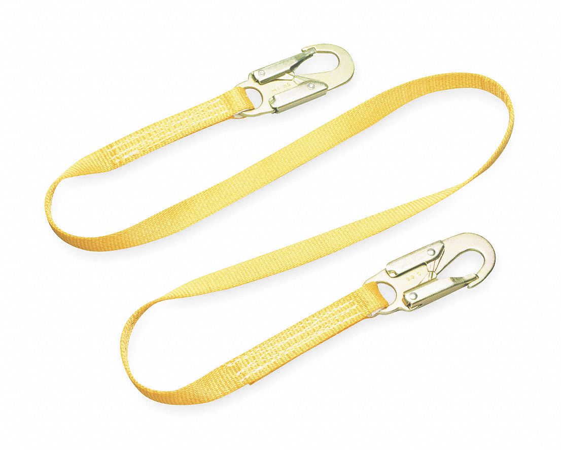 Restraint Lanyard, 6 ft., 310 lb, Polyester