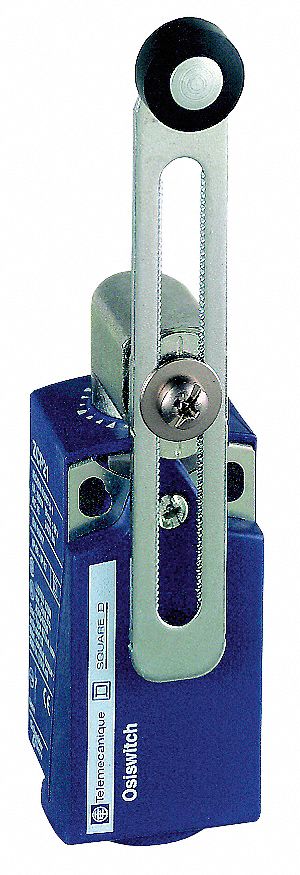 Limit Sw, LtDuty, Rotary Hd w/PL Lever, 10A