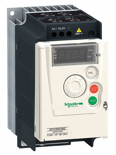 AC Drive, Var Freq, 1HP, 4.2A, 230V, 1Ph