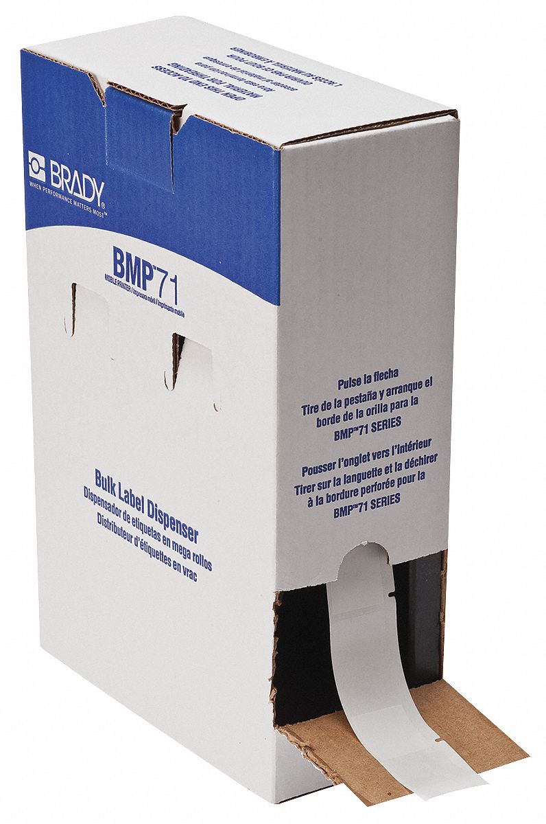 Label Cartridge, Wht/Translucent, Plystr