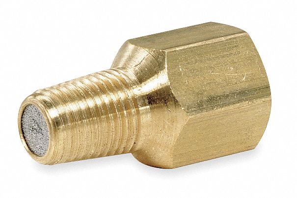Snubber, Pressure, Filter, 1/4 In, Brass