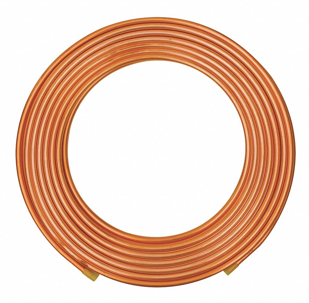 Plastic coated Red Coil, 1/2 In. X 60ft.K