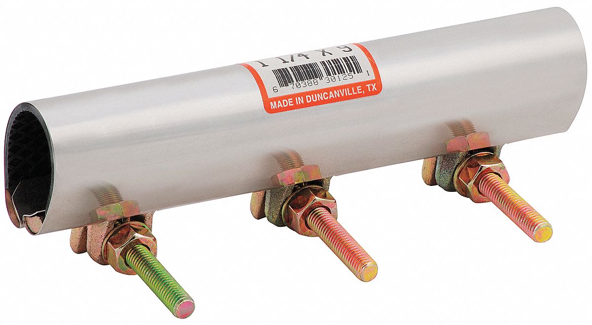 Repair Clamp, Four Bolt, 1 1/2In, 304SS