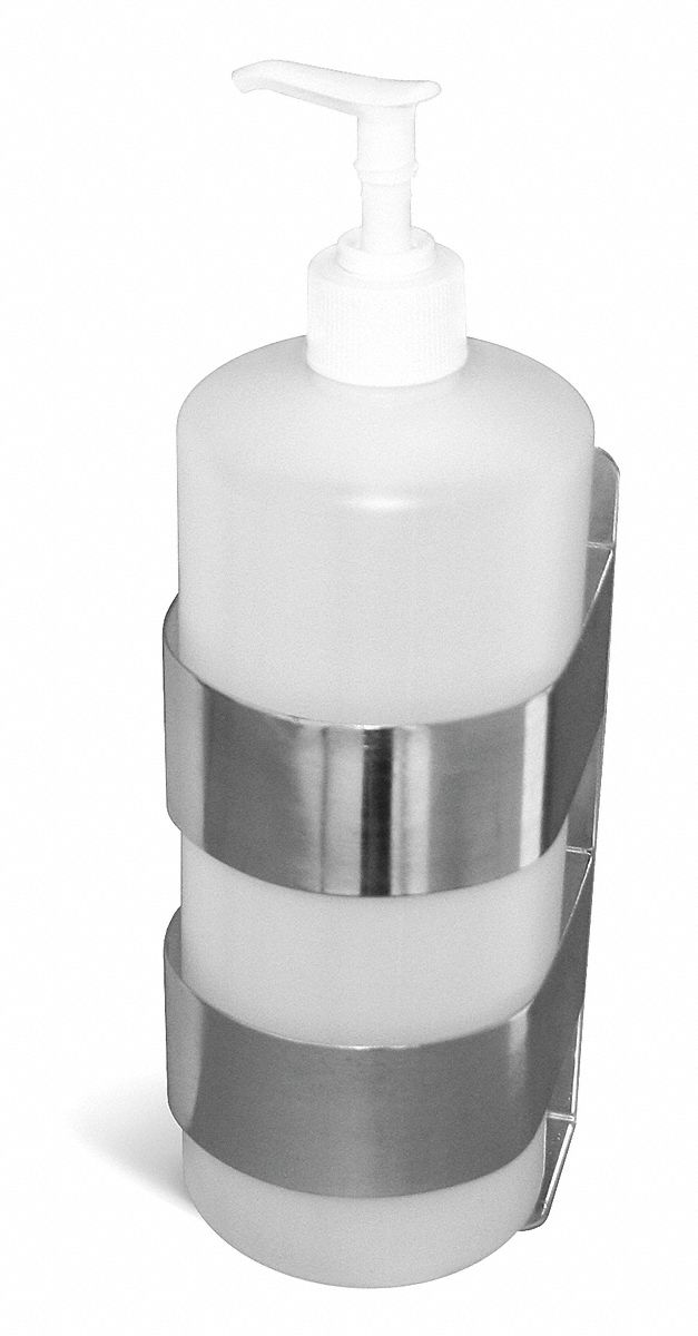 Liquid Soap Dispenser, Manual, 32 oz, SS