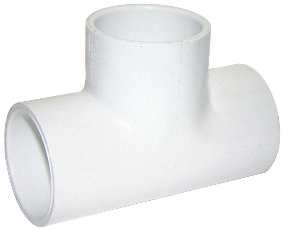 Tee, 1/2 In Slip, PVC, Schedule 40