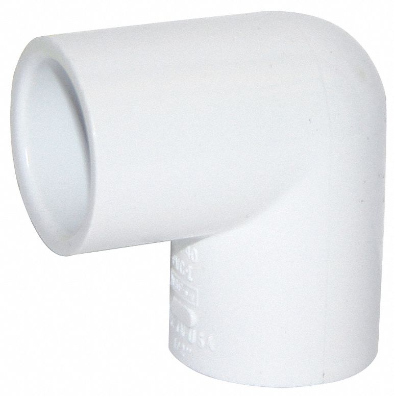 Elbow, 90 Degree, 3/4 In Slip, PVC, Sch 40