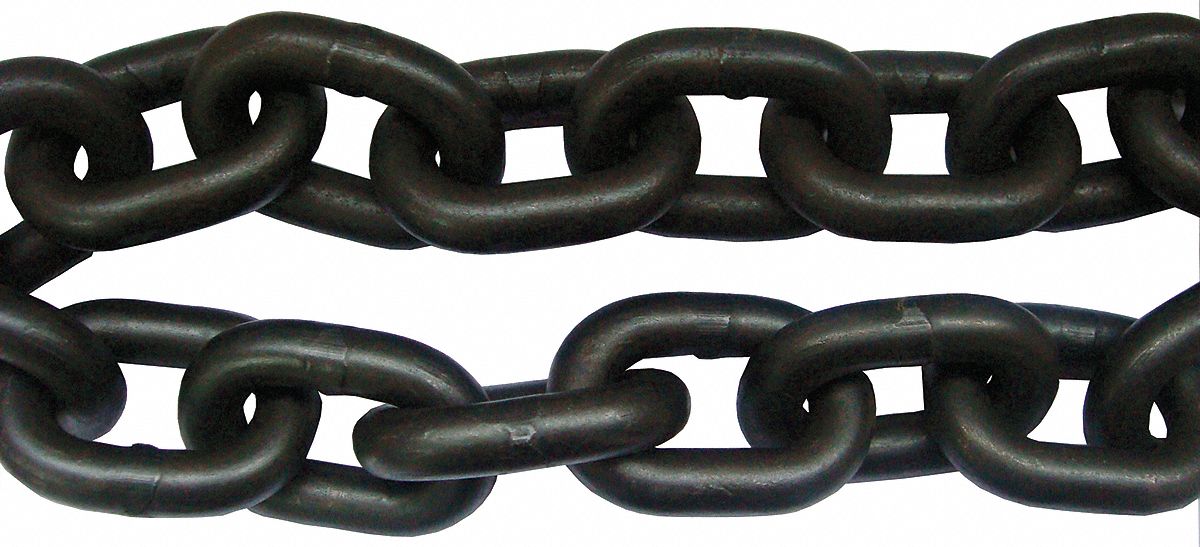 Chain, Grade 80, 9/32 Size, 20 ft., 3500 lb.