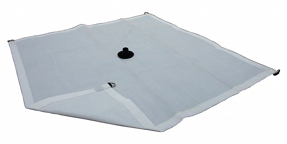 Tarp, Fire Retard Drainage, Poly, 10x10Ft
