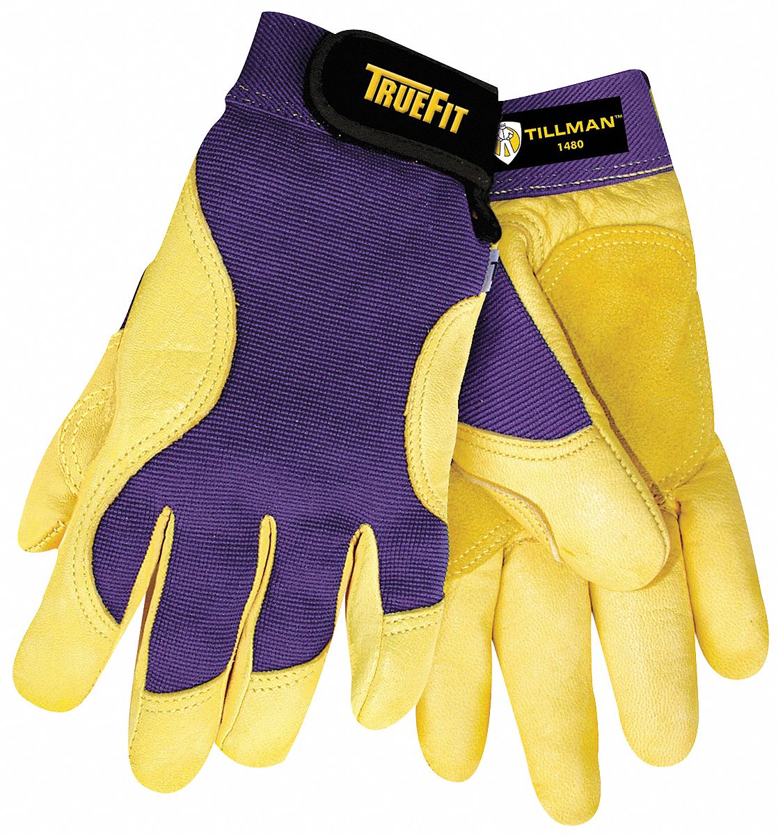 Mechanics Gloves, Blue/Gold, M, PR