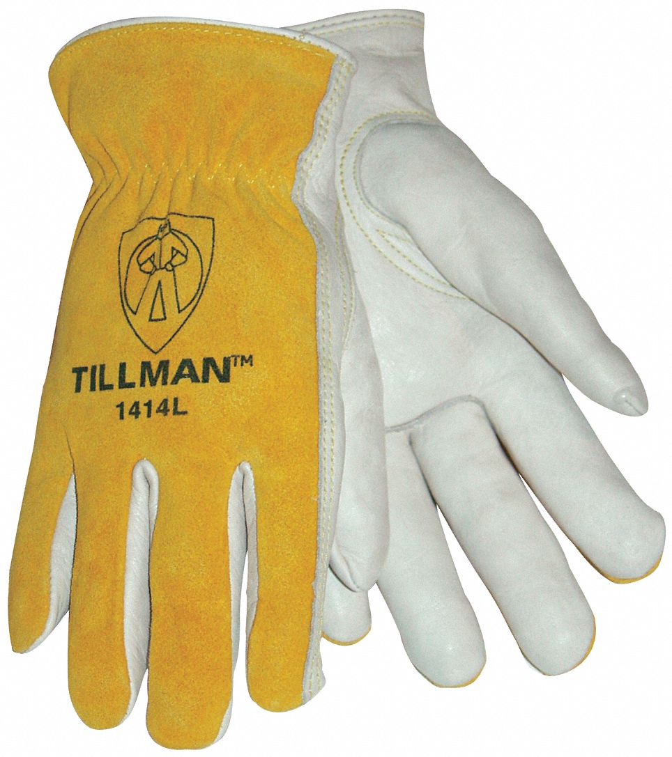 Leather Drivers Gloves, Cowhide, M, PR