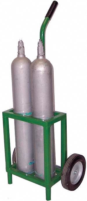 Cylinder Trolley, 35 In. H, 250 lb.