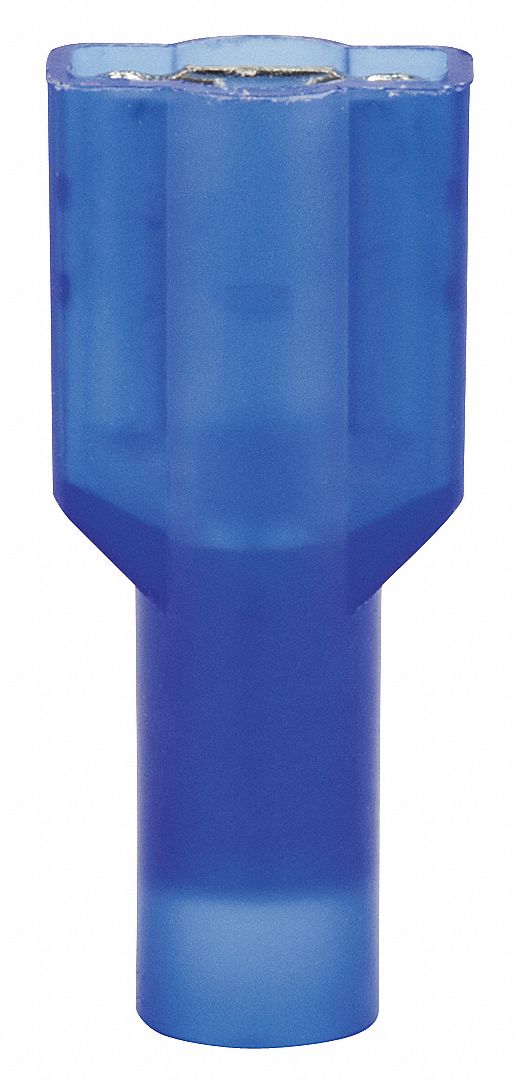 Female Disconnect, Blue, 16 to 14AWG, PK100