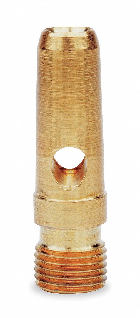 Air Gun Nozzle, 1-1/4 In. L, Brass