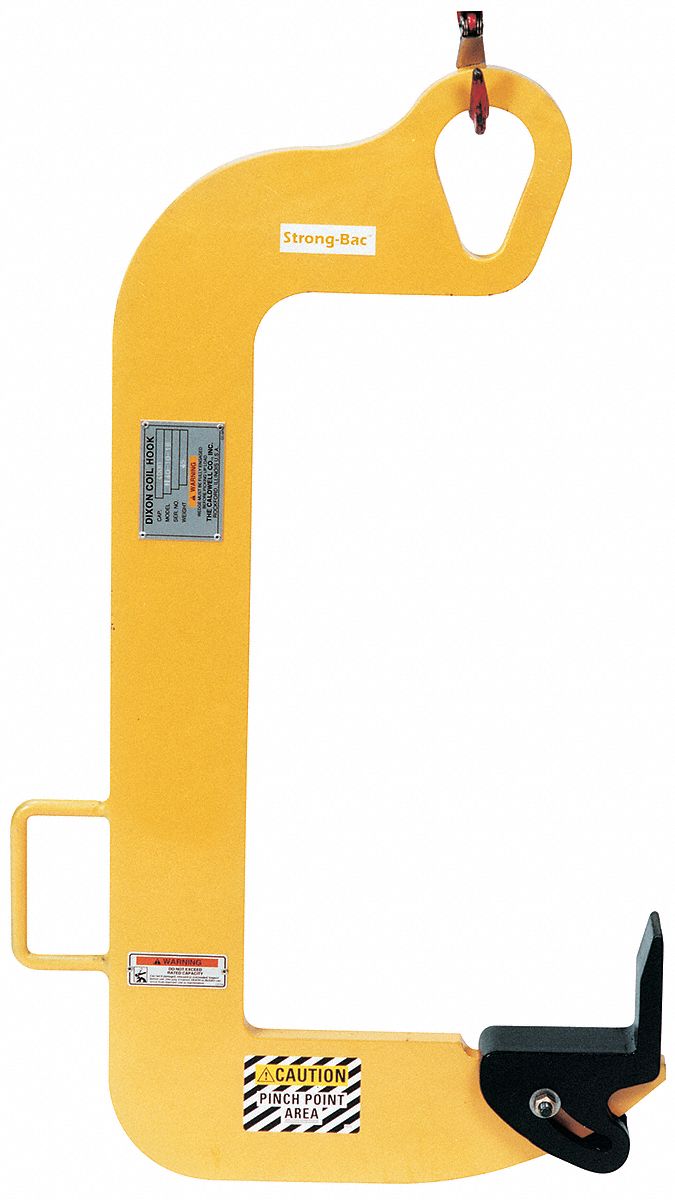 Dixon Coil Hook, 1/2 Ton, Max Coil W12In